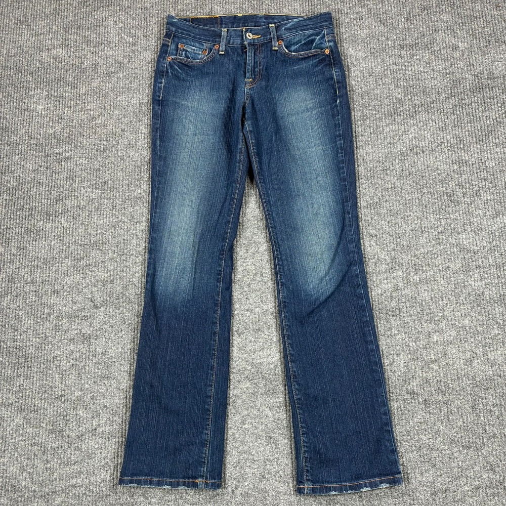 Lucky Brand Dungarees Retro Rider Jeans Womens Size 6/28 Bootcut Y2K